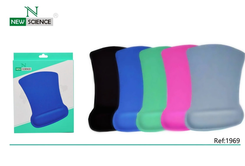 Tapete Rato Com Apoio em Gel Verde NEWSCIENCE