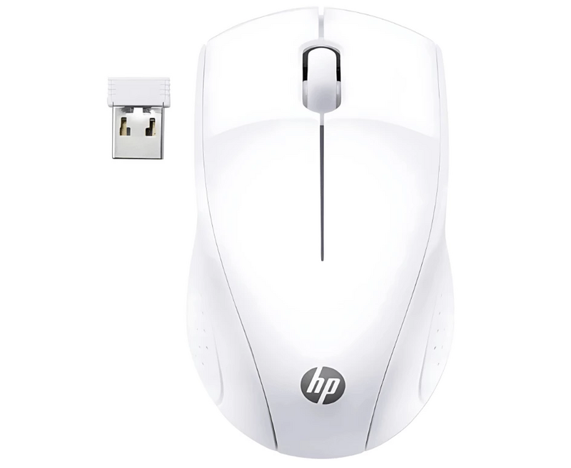 Rato Wireless HP 220 Branco