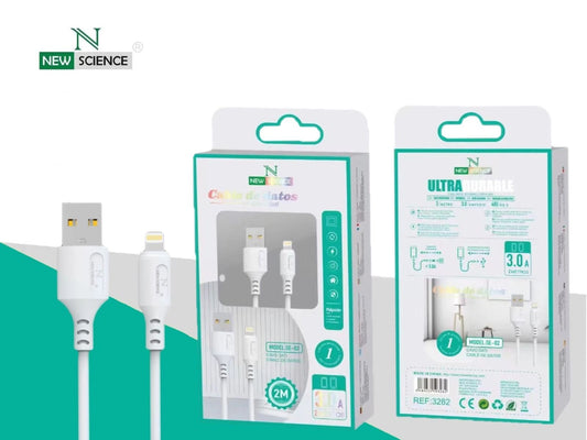 Cabo USB to Lightning New Science 2M 3.0A