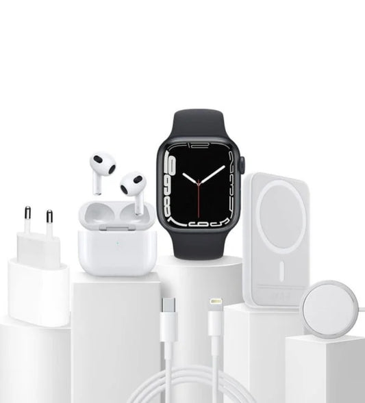 Pack Remax ( Smart Watch Ultra + Auricular InPodsPro C/Borracha + Power Bank + Carregador Magnético )