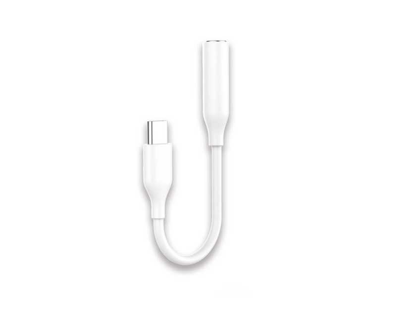 Adaptador Type-C para Jack Audio Branco NewScience