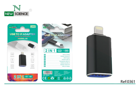 Adaptador Lightning para USB