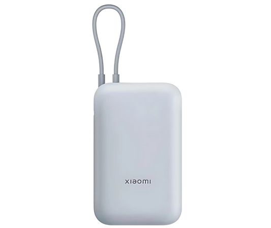 Powerbank Xiaomi 10000mAh 22.5W (cabo integrado) Azul