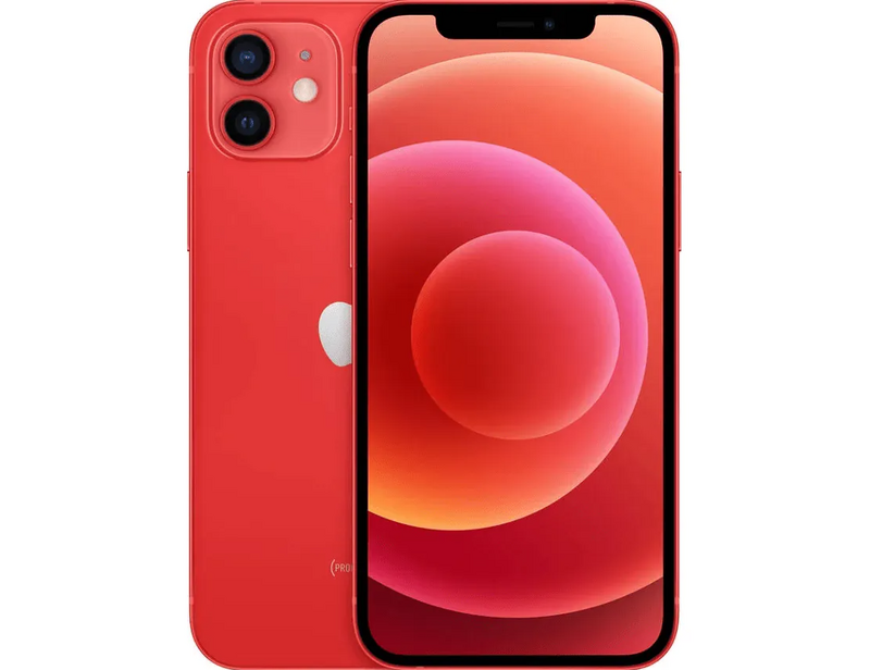 iPhone 12 Vermelho Recondicionado 64GBS / Grade A / Sem FACE ID